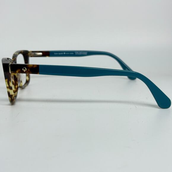 KATE SPADE CAMBERLY FZL Eyeglasses Havana Turquoise Frame 19738 - Picture 2 of 7